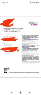 Tickets > 1 m voor Plopsaqua Hannut-Landen., Tickets en Kaartjes