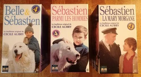 Belle & Sébastien, onder mannen, Mary Morgane 12 VHS, Cd's en Dvd's, VHS | Film, Zo goed als nieuw, Overige genres, Alle leeftijden