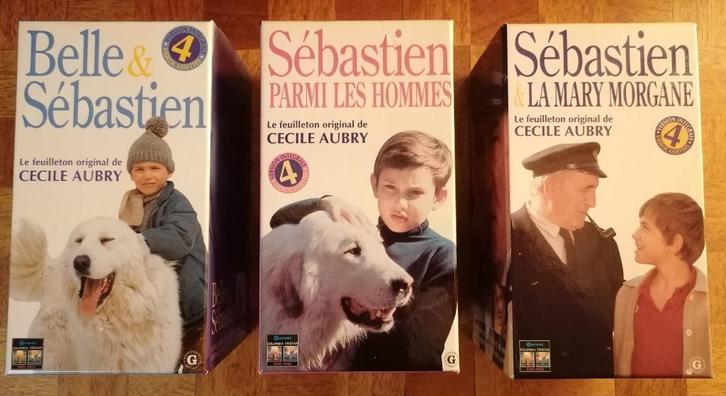 Belle & Sébastien, onder mannen, Mary Morgane 12 VHS, Cd's en Dvd's, VHS | Film, Zo goed als nieuw, Overige genres, Alle leeftijden