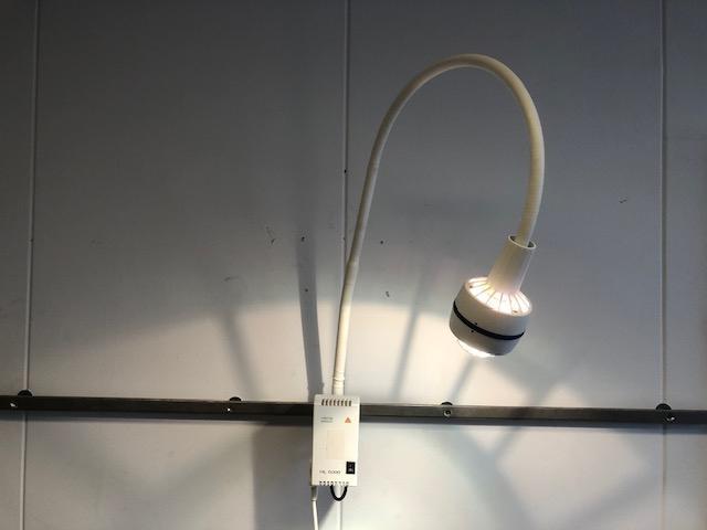 Onderzoekslamp slangenhals railbevestiging Heine HL5000, Diversen, Braces