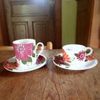 2 vintage Villeroy Boch Septfontaines Flora koffiekopjes, Antiek en Kunst, Ophalen of Verzenden
