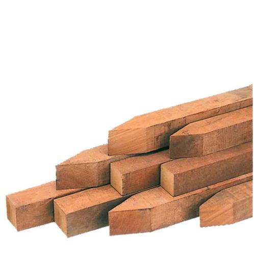 piketpalen hardhout 5 op 5 cm / 40 of 60 of 80 cm lang, Tuin en Terras, Palen, Balken en Planken, Nieuw, Palen, Hardhout, Verzenden