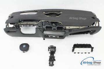 Airbag kit Tableau de bord cuir HUD couture blanche BMW i4, Enlèvement ou Envoi, Utilisé