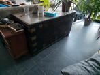 Grote massief houten koffer, Antiek en Kunst, Ophalen