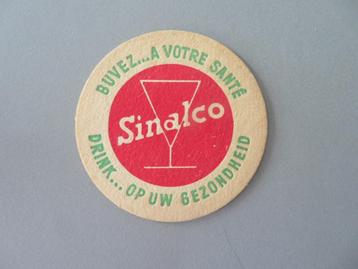 ancienne carte de bière Sinalco, Envoi, Comme neuf, Sous-bock