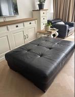 Lederen salon, Huis en Inrichting, Ophalen, Gebruikt, 125 cm of meer, Vierkant