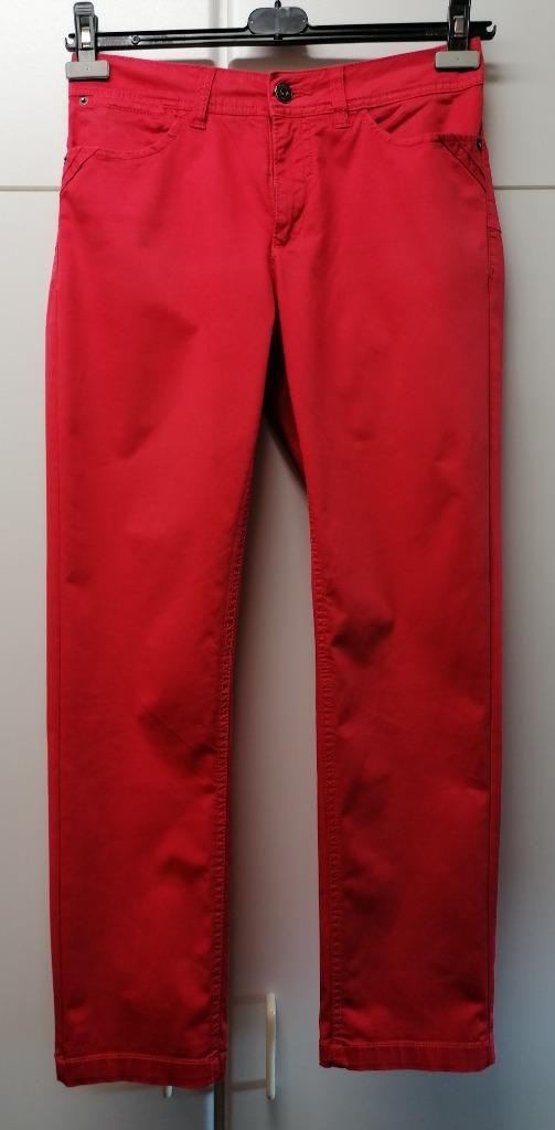Rode broek met rechte pijp van JBC, maat 40, Kleding | Dames, Broeken en Pantalons, Zo goed als nieuw, Maat 38/40 (M), Rood, Ophalen of Verzenden