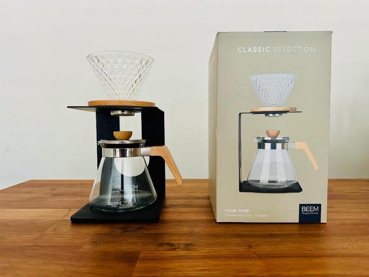 BEEM design pour-over koffiezetter (opgieten), Elektronische apparatuur, Koffiezetapparaten, Zo goed als nieuw, Gemalen koffie