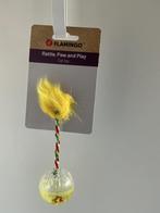 Kattenbal met touw :geel, Animaux & Accessoires, Jouets pour chats, Enlèvement ou Envoi, Neuf, Ballon de jeu