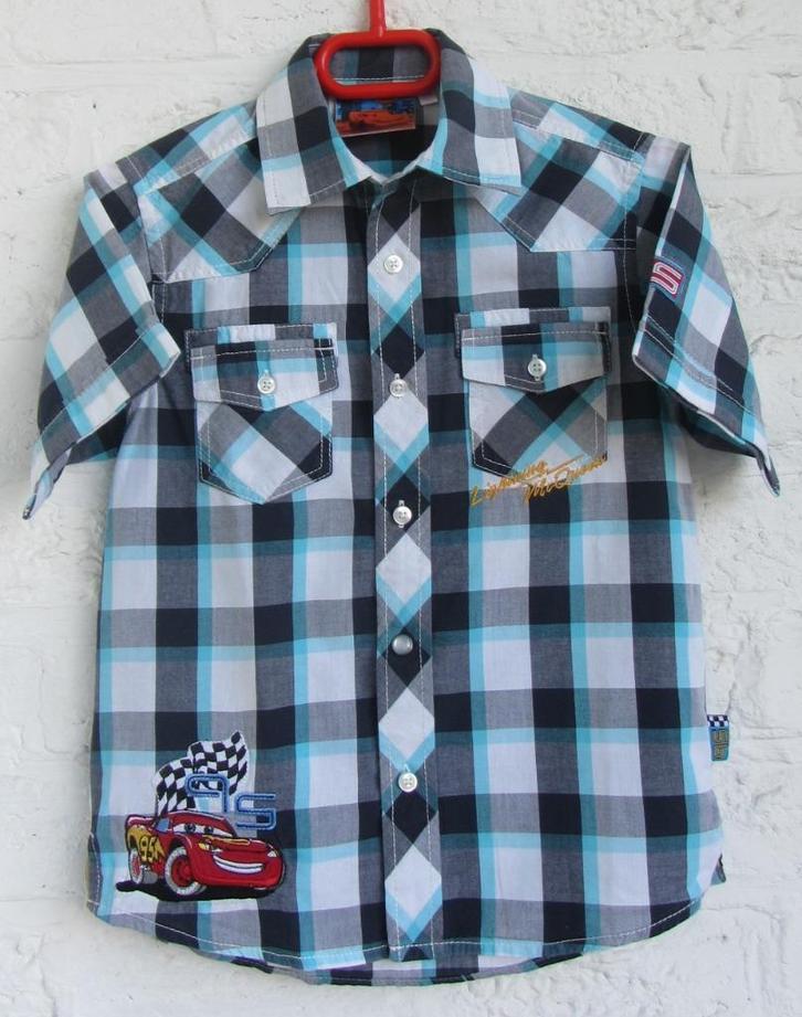 Cars - Hemd - Maat 110, Kinderen en Baby's, Kinderkleding | Maat 110, Gebruikt, Jongen, Overhemd of Blouse, Ophalen of Verzenden