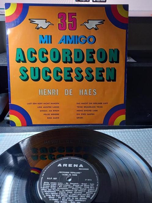 Henri De Haes ‎– 35 Succès D'Accordéon Mi Amigo - Lp, CD & DVD, Vinyles | Pop, Comme neuf, 1960 à 1980, 12 pouces, Enlèvement ou Envoi