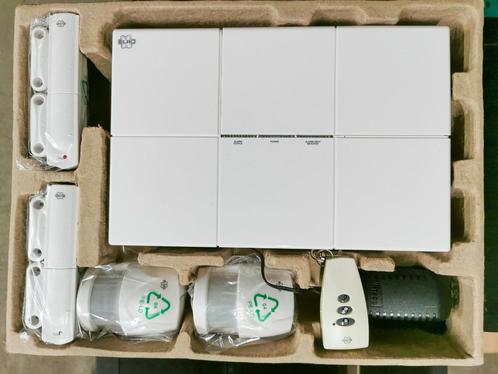 Système d'alarme professionnel sans fil 36 zones Elro, Doe-het-zelf en Bouw, Alarmsystemen, Zo goed als nieuw, Compleet systeem