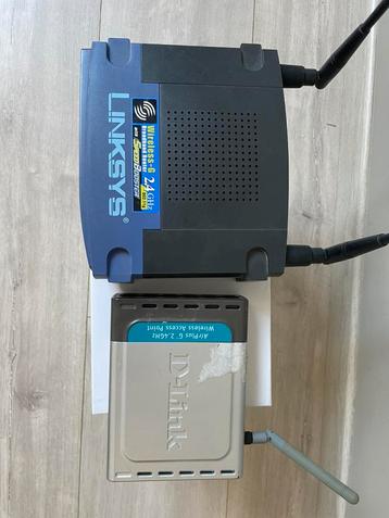 Routeur Cisco Linksys et point d'accès D-link, Enlèvement, Utilisé, Routeur
