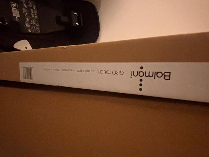 Spiegel met verlichting, Huis en Inrichting, Woonaccessoires | Spiegels, Nieuw, Minder dan 50 cm, 100 tot 150 cm, Ovaal, Ophalen