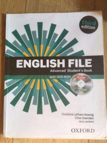 English file advanced, Livres, Enlèvement ou Envoi, Utilisé, Secondaire, Anglais