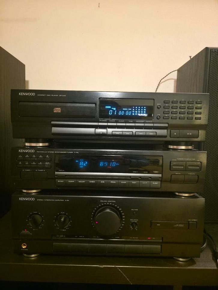 Stereoketen Kenwood, Audio, Tv en Foto, Stereoketens, Gebruikt, Cd-speler, Tuner of Radio, Overige merken, Losse componenten, Ophalen