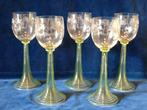 5 verres Theresienthal anciens de style Art Nouveau - vers 1, Enlèvement