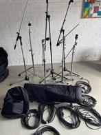 Statieven voor zang en cymbalen, Muziek en Instrumenten, Drumstellen en Slagwerk, Ophalen, Zo goed als nieuw