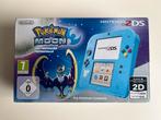 Nintendo 2ds Pokémon Moon gelimiteerde editie, Games en Spelcomputers, Spelcomputers | Nintendo 2DS en 3DS, 2DS, Blauw, Zo goed als nieuw