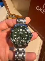 Omega Seamaster Diver 300 M Green Dial, Handtassen en Accessoires, Horloges | Heren, Staal, Staal, Polshorloge, Ophalen of Verzenden