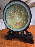 Prachtig Chinees frame in zwart gelakt hout., Antiek en Kunst, Ophalen of Verzenden