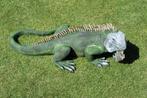 Standbeeld van een leguaan in natuurlijke kleuren 1 m!!, Tuin en Terras, Ophalen, Nieuw, Kunststof, Dierenbeeld