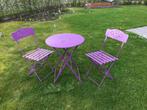 Bistrotafel met 2 stoelen, Tuin en Terras, Tuinsets en Loungesets, Nieuw, Overige materialen, Tuinset, Eettafel