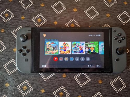 Nintendo Switch V1 (met accessoires en extra controllers), Games en Spelcomputers, Spelcomputers | Nintendo Switch, Gebruikt, Switch Original