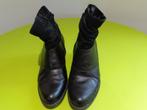 Chaussures - bottines cuir+daim noir RIEKER pointure 38, Noir, Porté, Rieker, Enlèvement ou Envoi