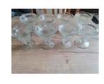 8 glazen ijscoupes / dessertglazen, Ophalen of Verzenden