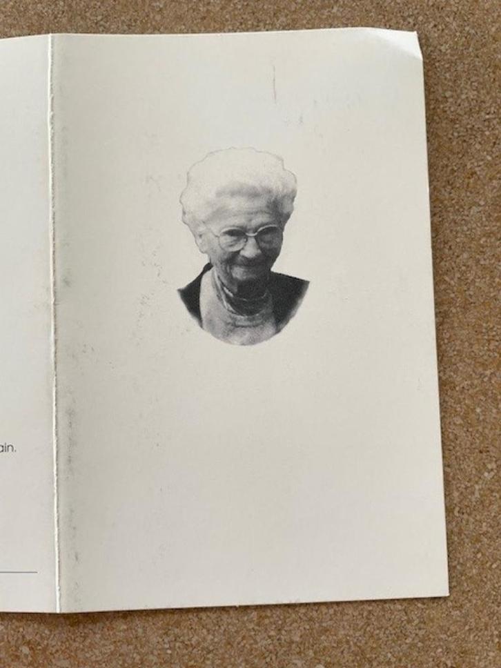 Douarière Emmanuel van Outryve d'Ydewalle deDiestASSEBROEK, Verzamelen, Bidprentjes en Rouwkaarten, Bidprentje, Ophalen of Verzenden