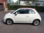 Fiat 500C lounge 1.2benzine, Auto's, Euro 5, USB, Cabriolet, Wit