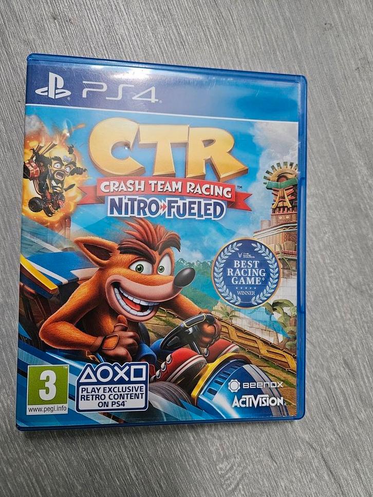 Crash Team Racing Nitro-Fueled, PS4, Consoles de jeu & Jeux vidéo, Jeux | Sony PlayStation 4, Comme neuf, Course et Pilotage, À partir de 12 ans