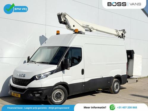 Iveco Daily 35S16 L2H2 Hoogwerker Hubarbeitsbühne 14,5 Mete, Auto's, Bestelwagens en Lichte vracht, Bedrijf, Te koop, ABS, Achteruitrijcamera
