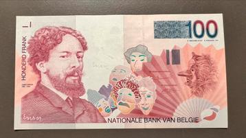 100 frank Ensor, Enlèvement ou Envoi, Belgique, Billets en vrac