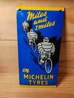 Geëmailleerde Michelin-plaat, Verzamelen, Merken en Reclamevoorwerpen, Ophalen of Verzenden, Zo goed als nieuw, Reclamebord