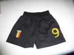 Voetbalshort Belgium maat 104, Vêtements de sport ou Maillots de bain, Utilisé, Enlèvement ou Envoi