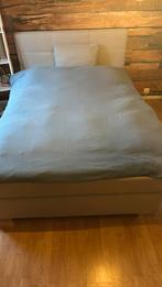 Boxspring met matras en topper (inclusief hoofdbord), Huis en Inrichting, Slaapkamer | Bedden, Ophalen, Zo goed als nieuw