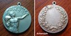 Onbekende sportmedaille met atleet (zilver?), Verzenden, Zilver