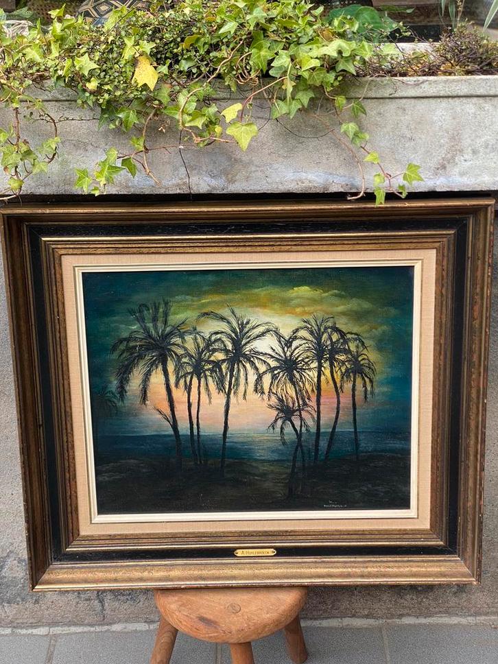 Schilderij A.Huylebroeck, Huis en Inrichting, Woonaccessoires | Schilderijen, Tekeningen en Foto's, Schilderij, Ophalen