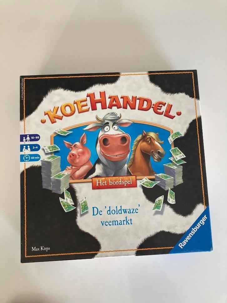 Koehandel - Het bordspel, Hobby en Vrije tijd, Gezelschapsspellen | Bordspellen, Gebruikt, Een of twee spelers, Drie of vier spelers