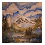 Landschap schilderij, Ophalen of Verzenden