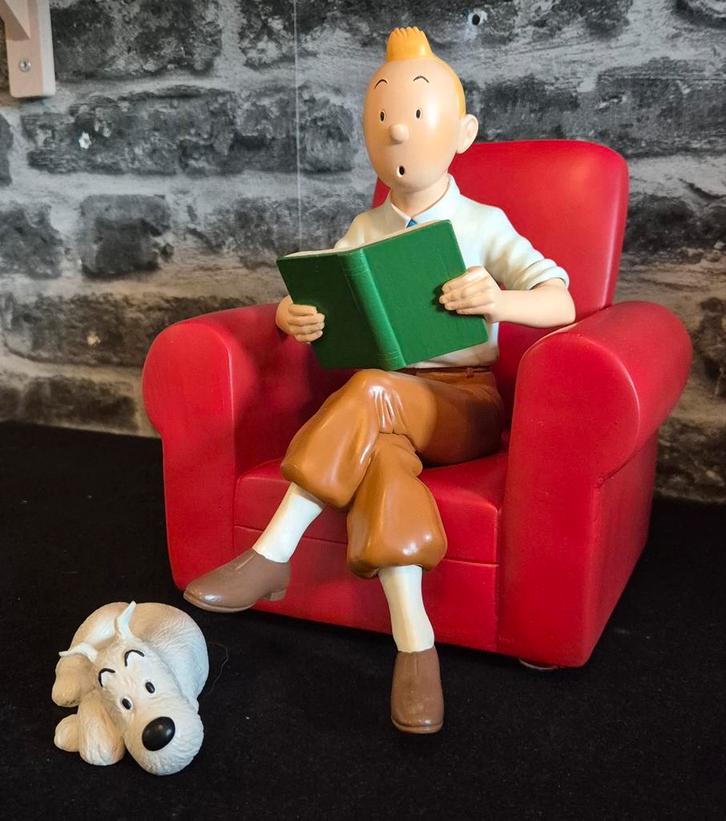 Tintin & Milou Fauteuil Pixi Regout no Leblon Fariboles, Verzamelen, Stripfiguren, Zo goed als nieuw, Beeldje of Figuurtje, Kuifje