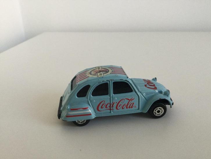 Modelauto Citroën 2 CV Edocor 1989 Coca cola, Verzamelen, Merken en Reclamevoorwerpen, Ophalen