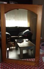 Een houten spiegel., Huis en Inrichting, Woonaccessoires | Spiegels, Ophalen, Minder dan 50 cm, Zo goed als nieuw, Minder dan 100 cm