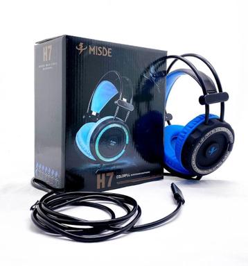MISDE H7 USB Gaming Headset Oortelefoon, nieuw beschikbaar voor biedingen