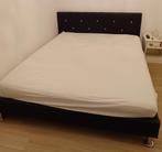 Tweepersoonsbed, Huis en Inrichting, Slaapkamer | Bedden, Ophalen, Overige materialen, Gebruikt, Zwart
