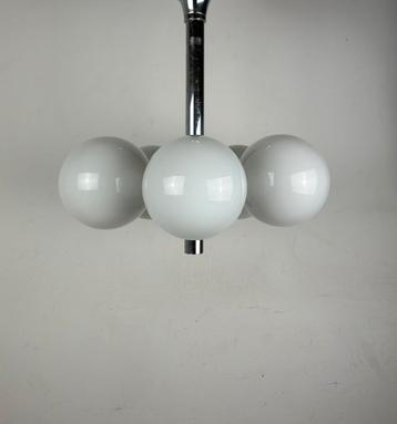 Vintage Hustadt Leuchten glazen bollen lamp beschikbaar voor biedingen