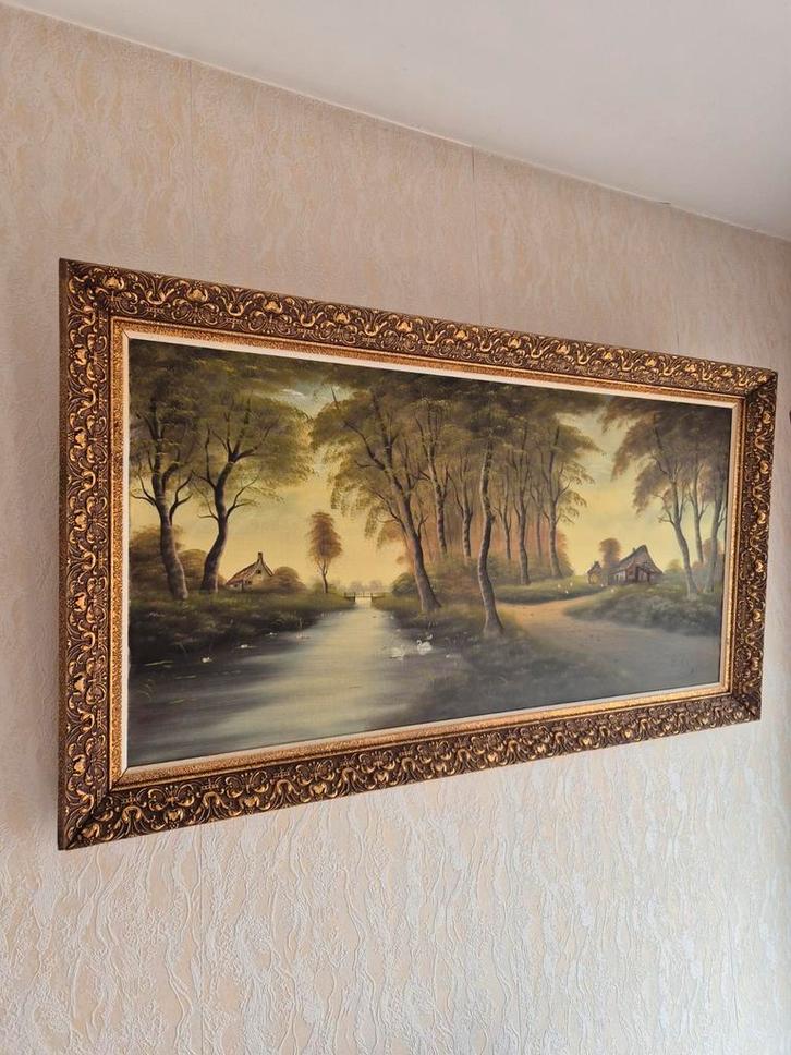 Groot schilderij, Antiek en Kunst, Kunst | Schilderijen | Klassiek, Ophalen