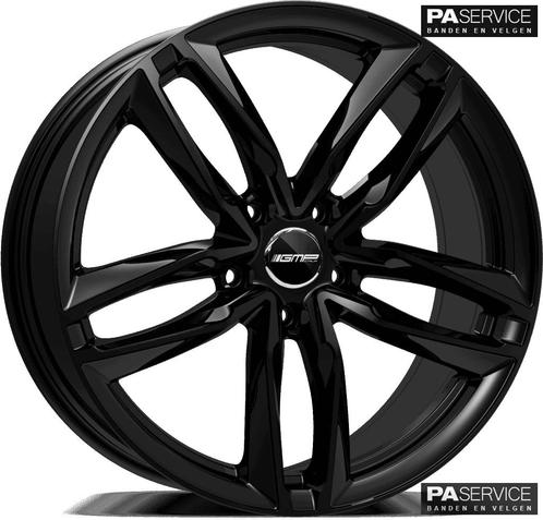 Nieuw 20 inch Gloss Black GMP Atom AUDI A6 set inc banden, Auto-onderdelen, Banden en Velgen, Velg(en), 20 inch, Personenwagen